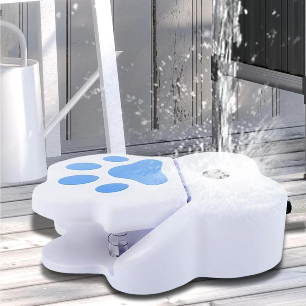 Poidło dla psa Fontanna dla psa Zabawka wodna dla szczeniąt do ogrodu Nadepnij na ogrodowe poidło dla szczeniąt Zewnętrzna zabawka-tryskacz dla zwierząt aktywowana łapą