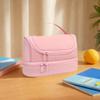 Non-woven Fabric Pencil Case Large Capacity Stationery Storage Pouch Handheld Pen Bag  School