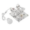 4 Cylinder Hot Air Stirling Engine DIY High Hardness LED Light Stirling Engine for Kids Students