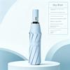 Fully Automatic Large Umbrella, Thickened and Reinforced, Foldable, Sunshade, Uv Protection, Dual-Use for Sun and Rain, Suitable for Men and Women