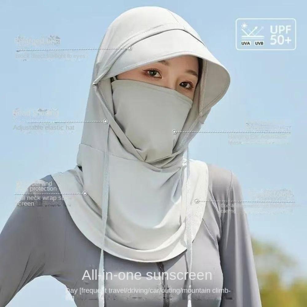 Breathable Mask Cap with Shawl Pullover Cap New Head Wrap  Unisex