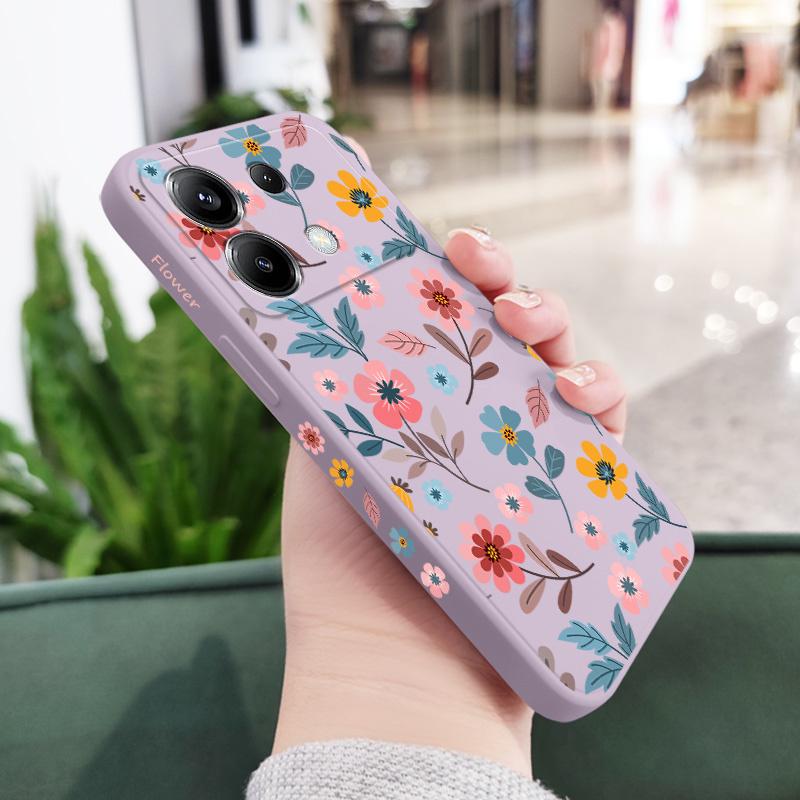 Flowerstalk Flower Phone Case For Xiaomi Poco F8 F7 X7 X6 F6 M6 M5 M5S F5 X5 F4 X4 M4 F3 X3 Ultra Pro GT Silicone Cover
