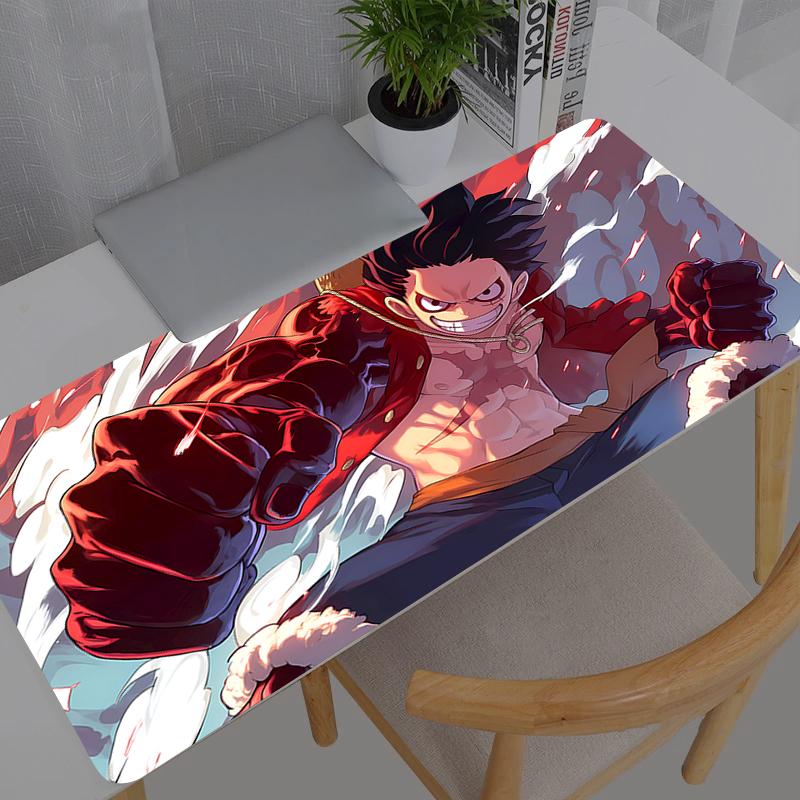 Anime Gaming Speed Mouse Pad Gamer One Piece Luffy Anime Durable New Large Mouse Mat Keyboard Mousepad Computer Desk Mat