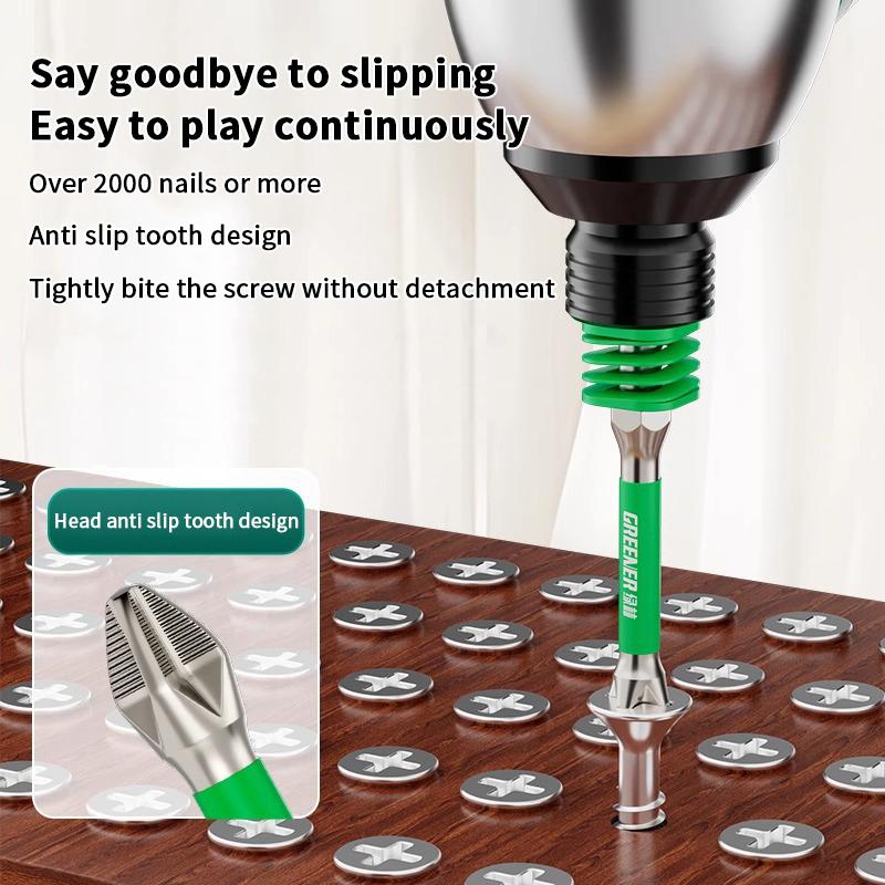 Rainbow Spring Batch Head Cross Coat Strong Magnetic Ultra Hard Anti Slip Electric Screwdriver