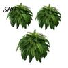 Realistic Faux Fern 1 Set Artificial UV Resistant Home Office Wedding Greenery Eco-friendly Indoor Outdoor Garden Yard Plastic Plants Fake Leaves