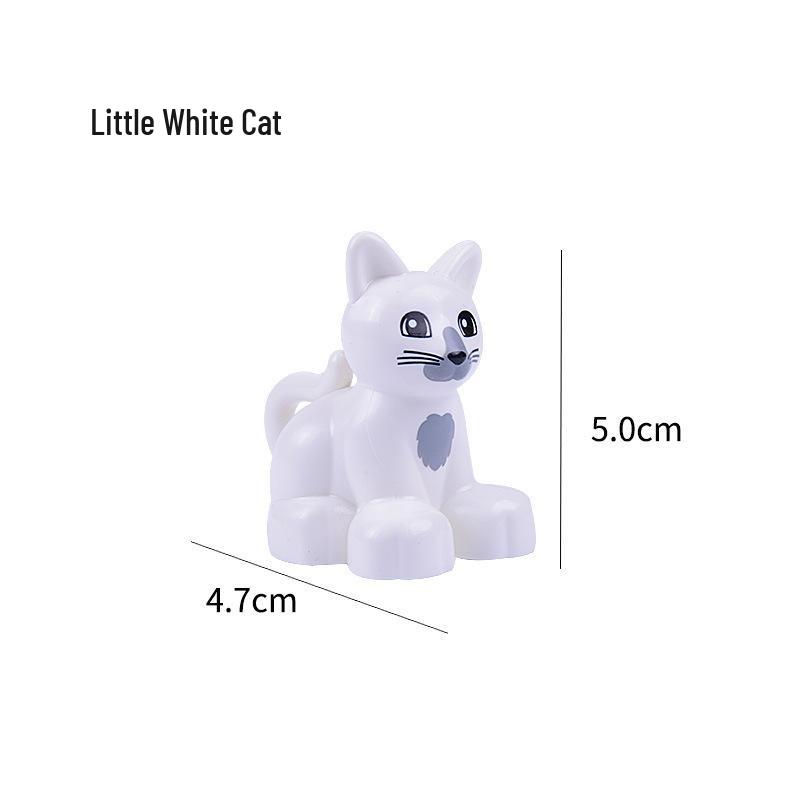 Compatible Large Bricks: Animal Accessories & Educational Building Blocks for Children - Ocean & Forest Themes