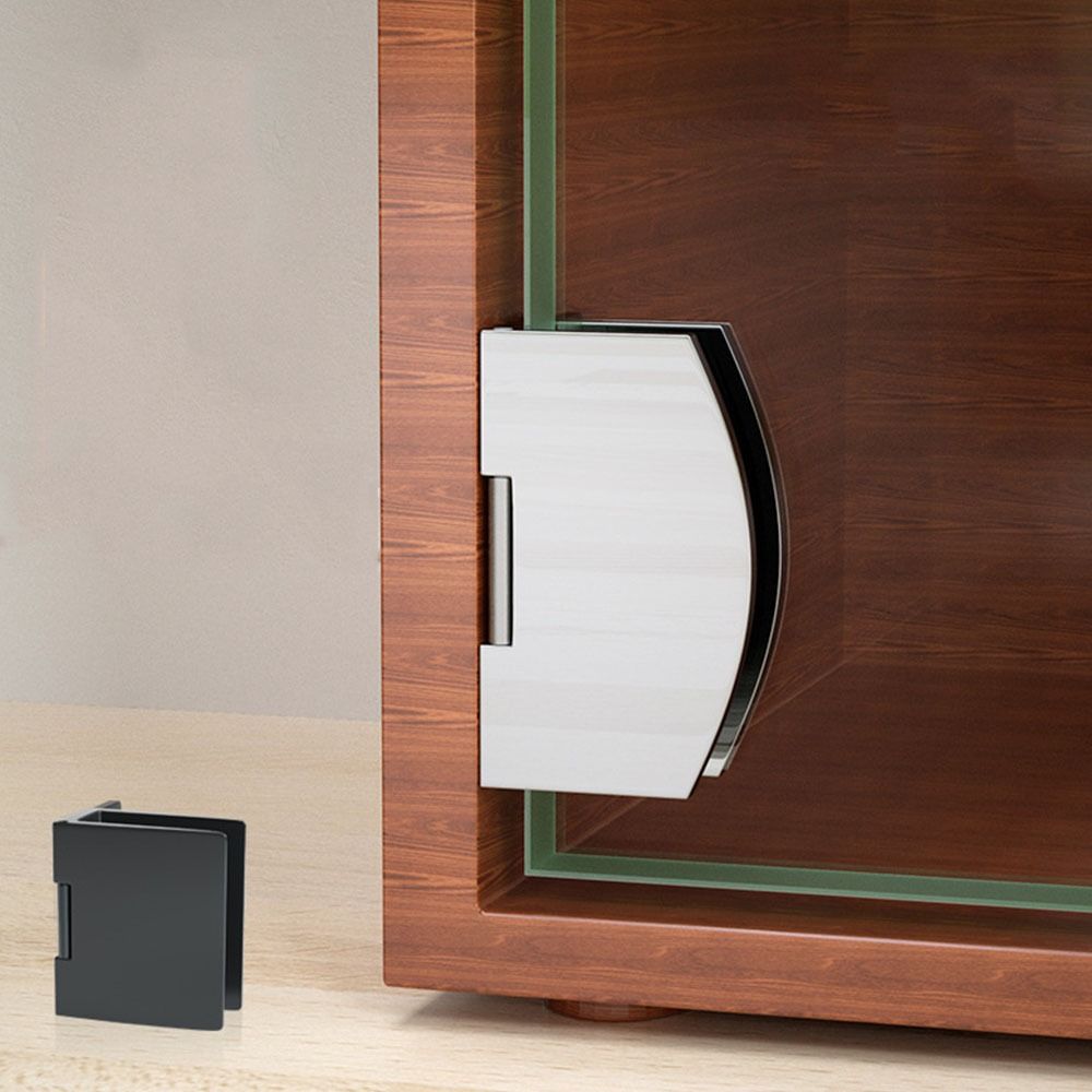 1Pcs Wine Cabinet Display Cabinet Cabinet Hinge Glass Clip Glass Clamp Glass Hinge Door Hinge