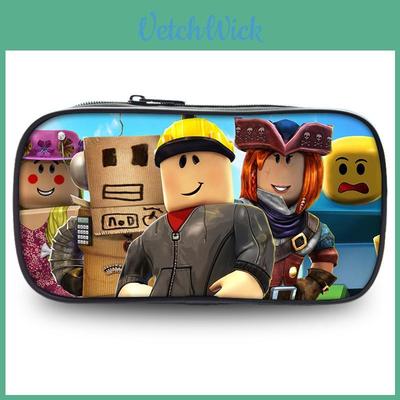 Roblox Bedrucktes Federmäppchen Mit Großem Fassungsvermögen Für Schüler Und Schulbedarf