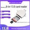 Universal USB 2.0 OTG Card Reader for Mobile Phones and Computers - Supports SD and TF Memory Cards