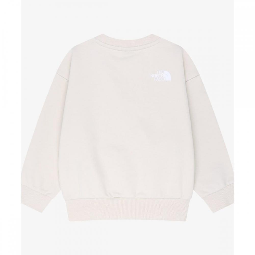 The North Face Kids Go To Sweatshirt Cream Beige Nm5ms02u