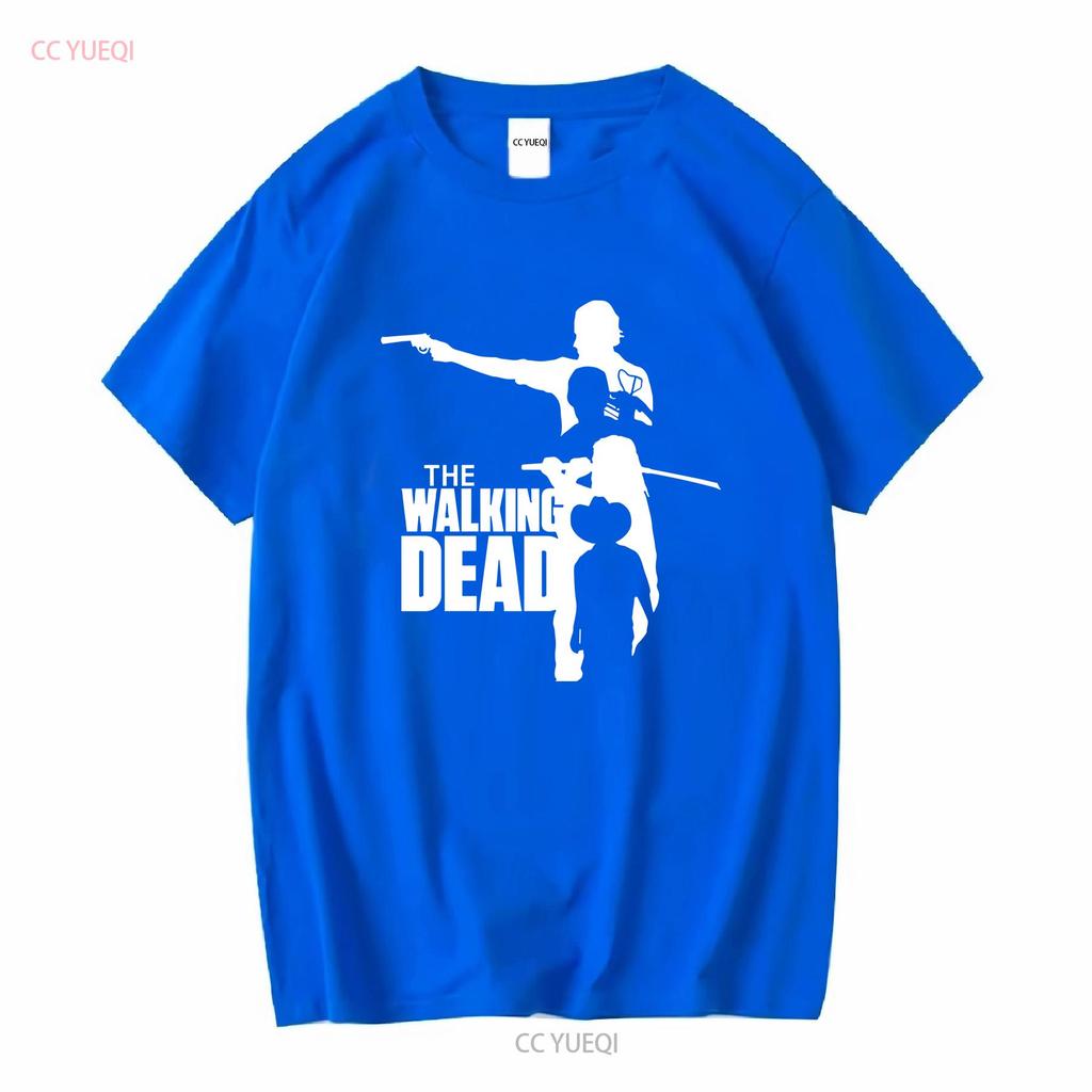 4 W D CHARACTERS MENS T SHIRT WALKING DIXON DEAD DARYL GRIMES MICHONNE S 5XL long or short sleeves vintage Washed streetwear