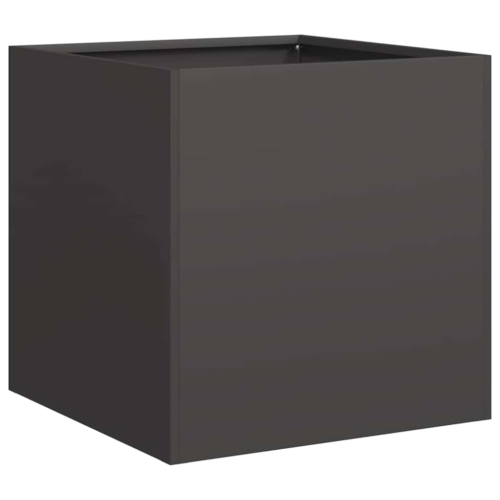 Pot, Black, 40X40X40 Cm, Cold Rolled Steel