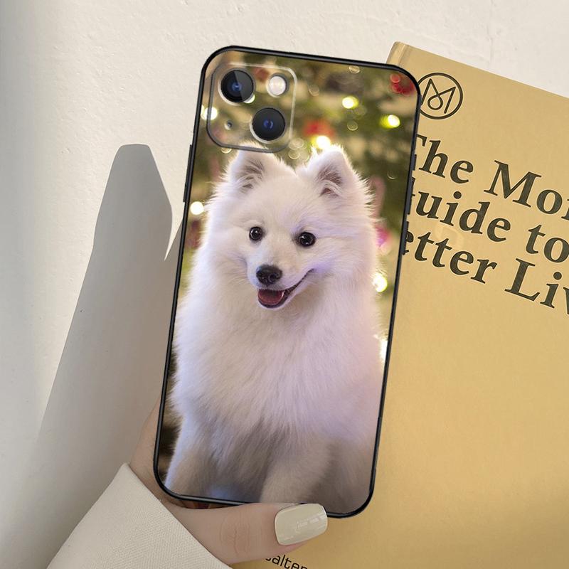 Japanese Spitz Dog Phone Case For iPhone 17 16 15 14 11 12 13 Pro Max mini XR 16e 15 16 Plus 17 Air Full Cover