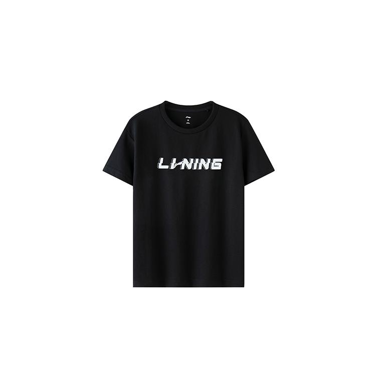 Li Ning T Shirts Men's Crew Neck Moderate Straight Fit AHSU829-1