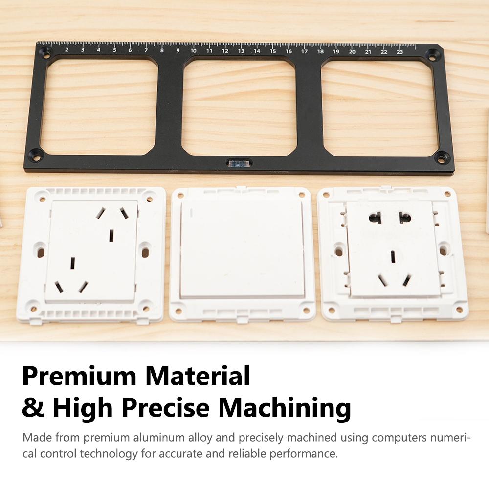 Aliaj de aluminiu 86 tip priză comutator gaură perforare șablon computere control numeric precis