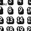 School Pencil Tracking System 1-20/1-30/1-50 Numbered Toppers, Reusable Classroom Labels Student Markers for Teachers, Organization Number Management