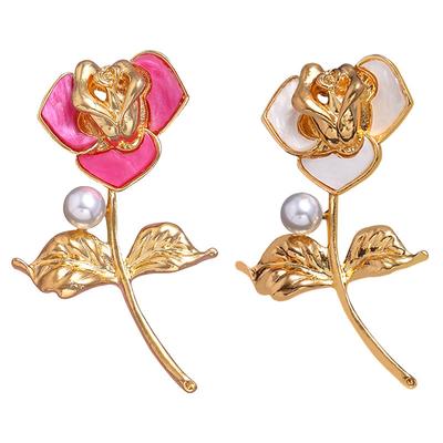 Blume Blendschutz Perle Korsage Brosche Hochwertige Bekleidungsaccessoires Brosche