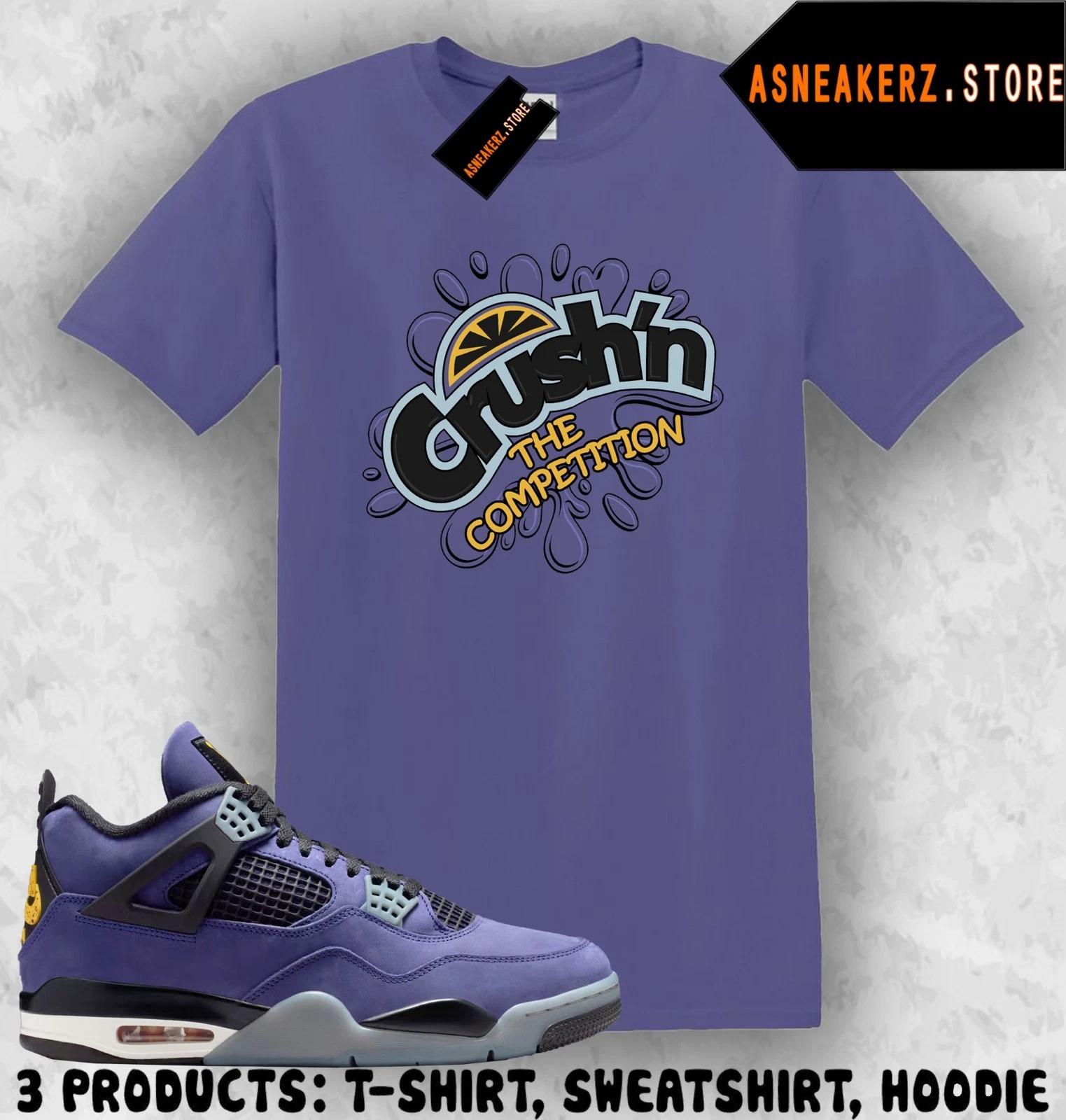 

Tee Shirt Matching AJ 4 Lakers Lakeshow 2026 Match Sneaker Fresh Crush T shirt 2XL