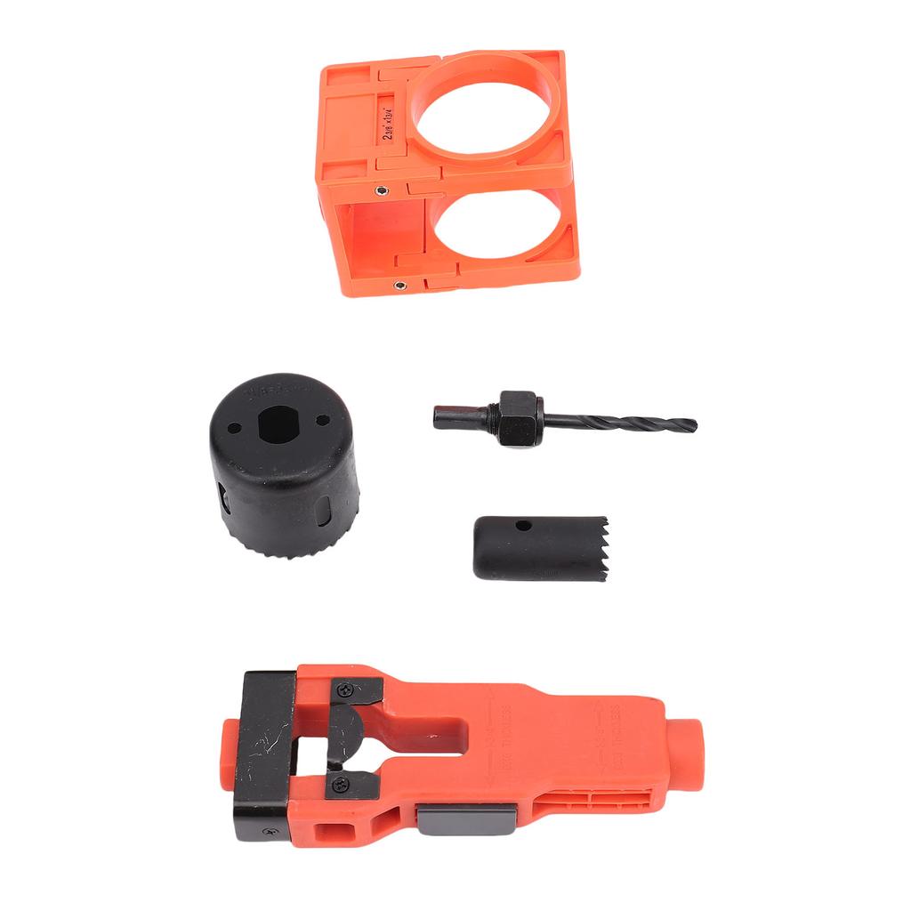 Door Latch Mortising Tool Kit Orange Remove Materials Door Latch Installation Kit for 1 3 4 In Or 1 3 8in Thickness
