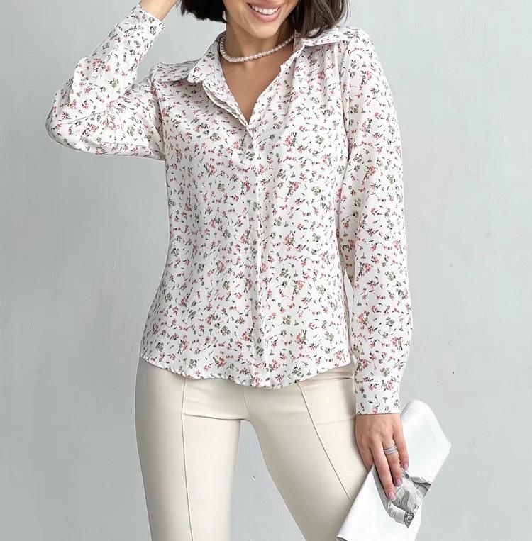 European-American Slim Fit Long-Sleeved Shirt: Elegant & Modern