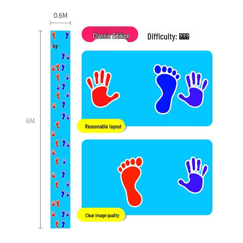 

WEZHO Team Building Hands & Feet Game Mat