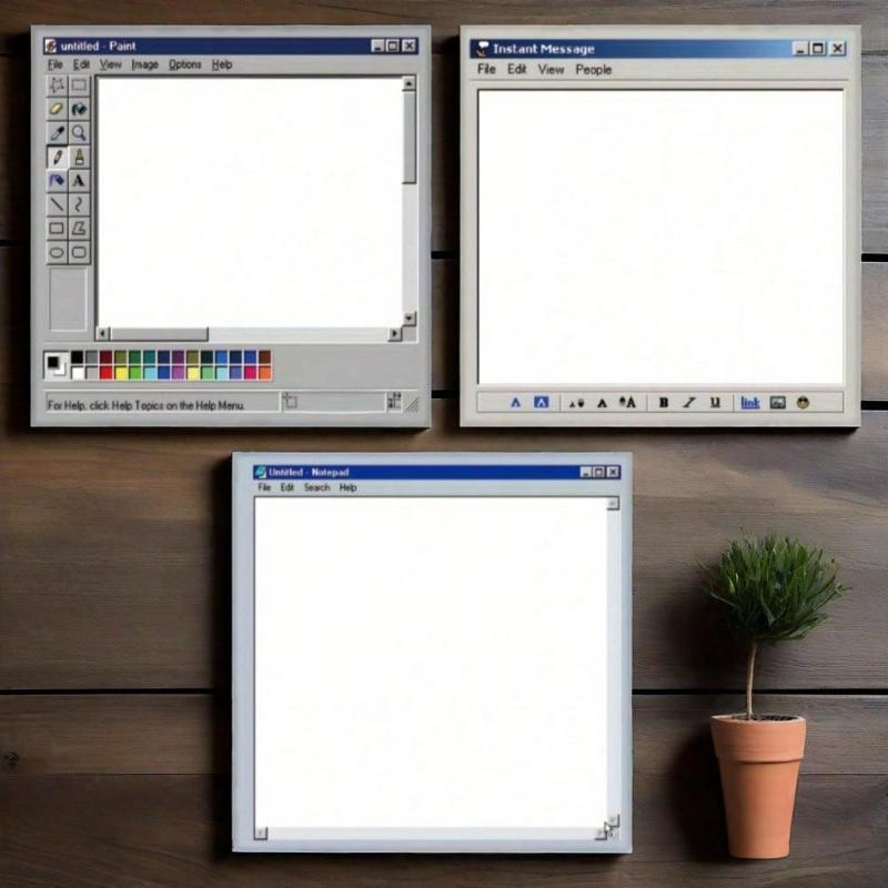 

Retro Computer Pattern Sticky Notes Creative Office Notebooks Study Supplies Perfect Gifts for Returning To School