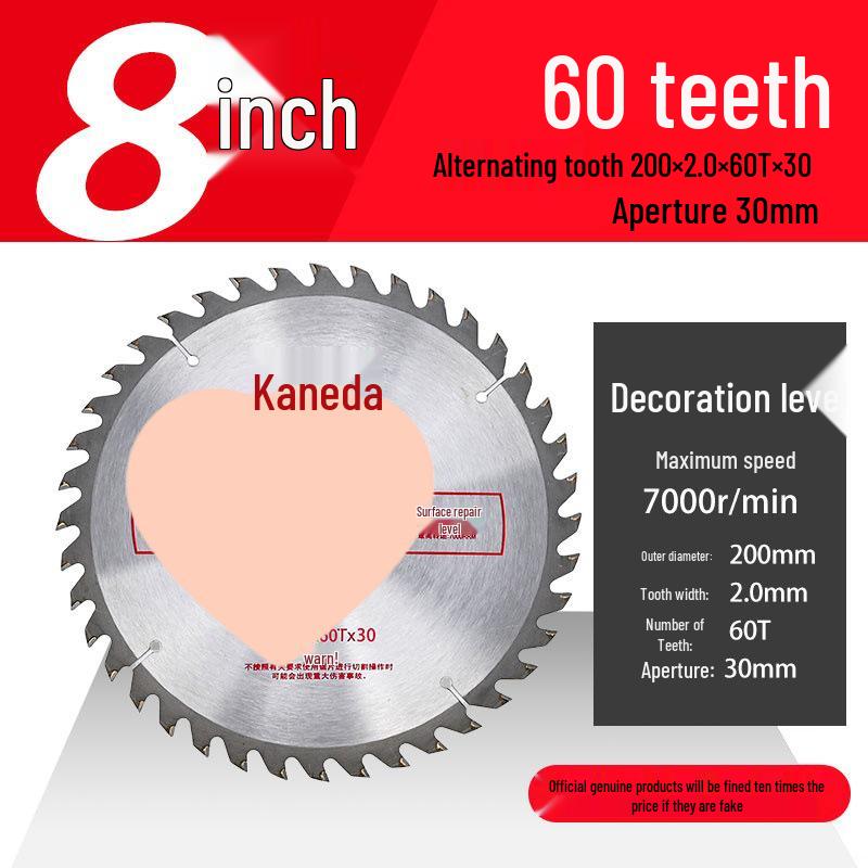 Jindian 4" & 10" Woodworking Saw Blades for Handheld Circular Saws & Angle Grinders