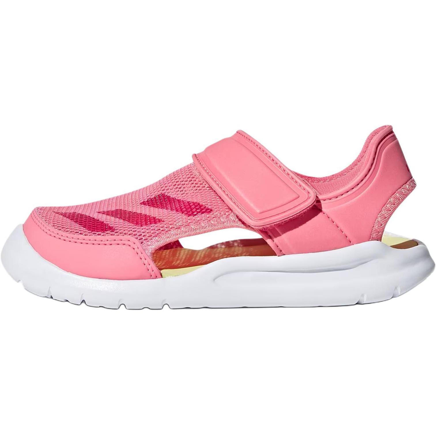 

Adidas Fortaswim Synthetic Leather Comfortable Versatile Non-Slip Durable Low-Top Kids Sandals Kids Sandals Pink AC8297 29