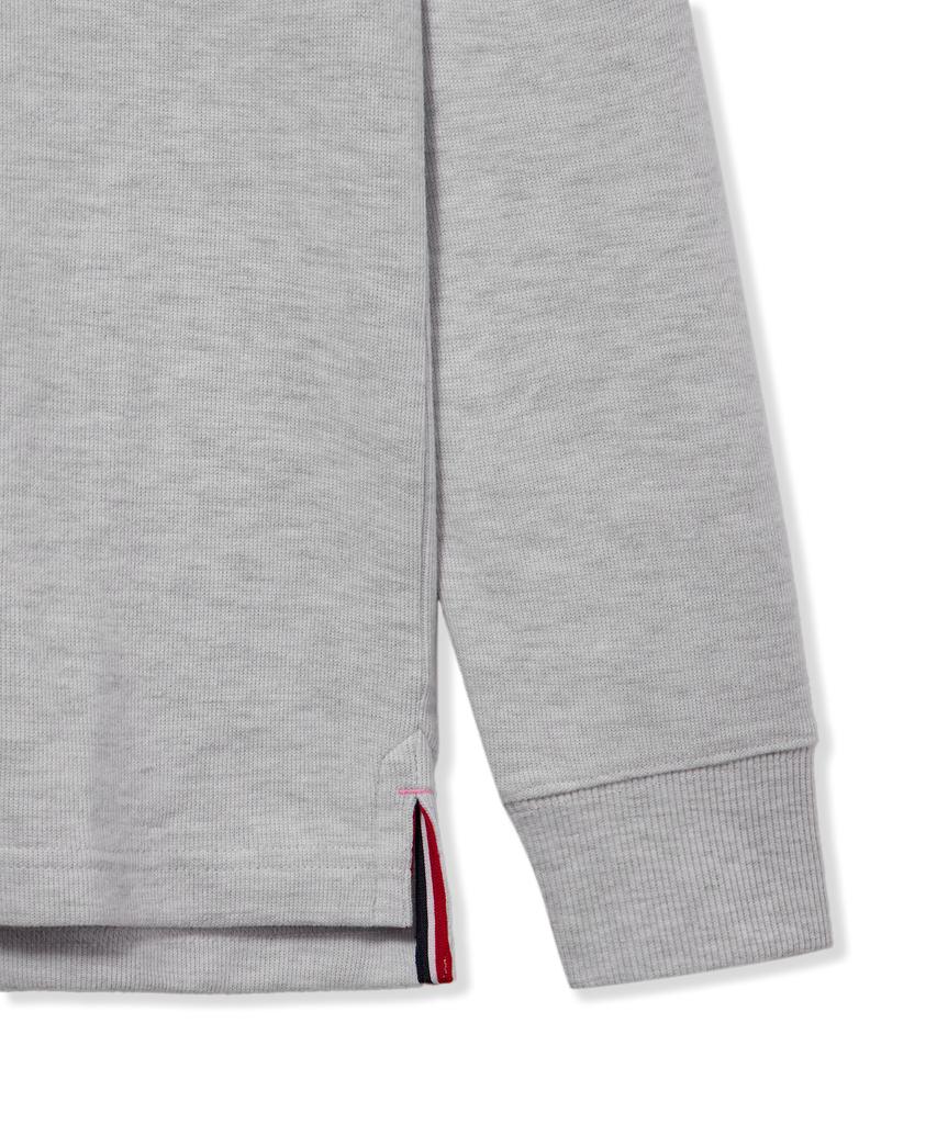 USPOLOASSN French Rib Half Neck_Warm Gray