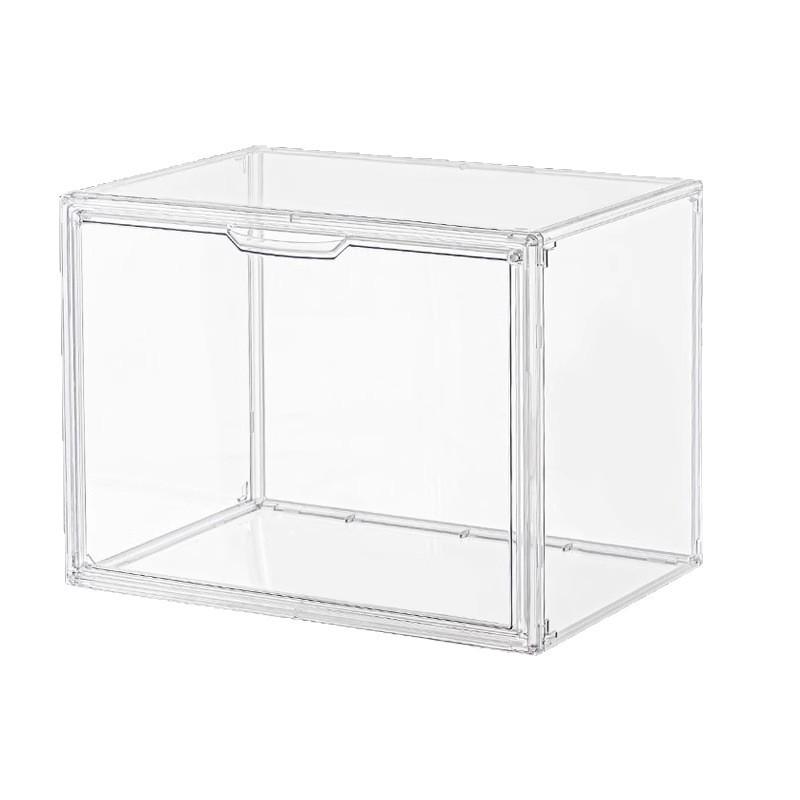 Book Storage Box Magazine Transparent Bookshelf Album CD Desktop Dustproof Large Capacity Acrylic Display Cabinet Storage Boxes