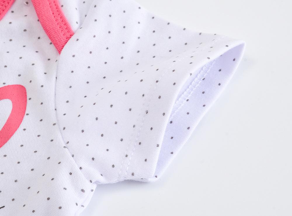 2025 Korean Style Summer Baby Girl Bodysuit Set - 3-Piece Newborn Rompers