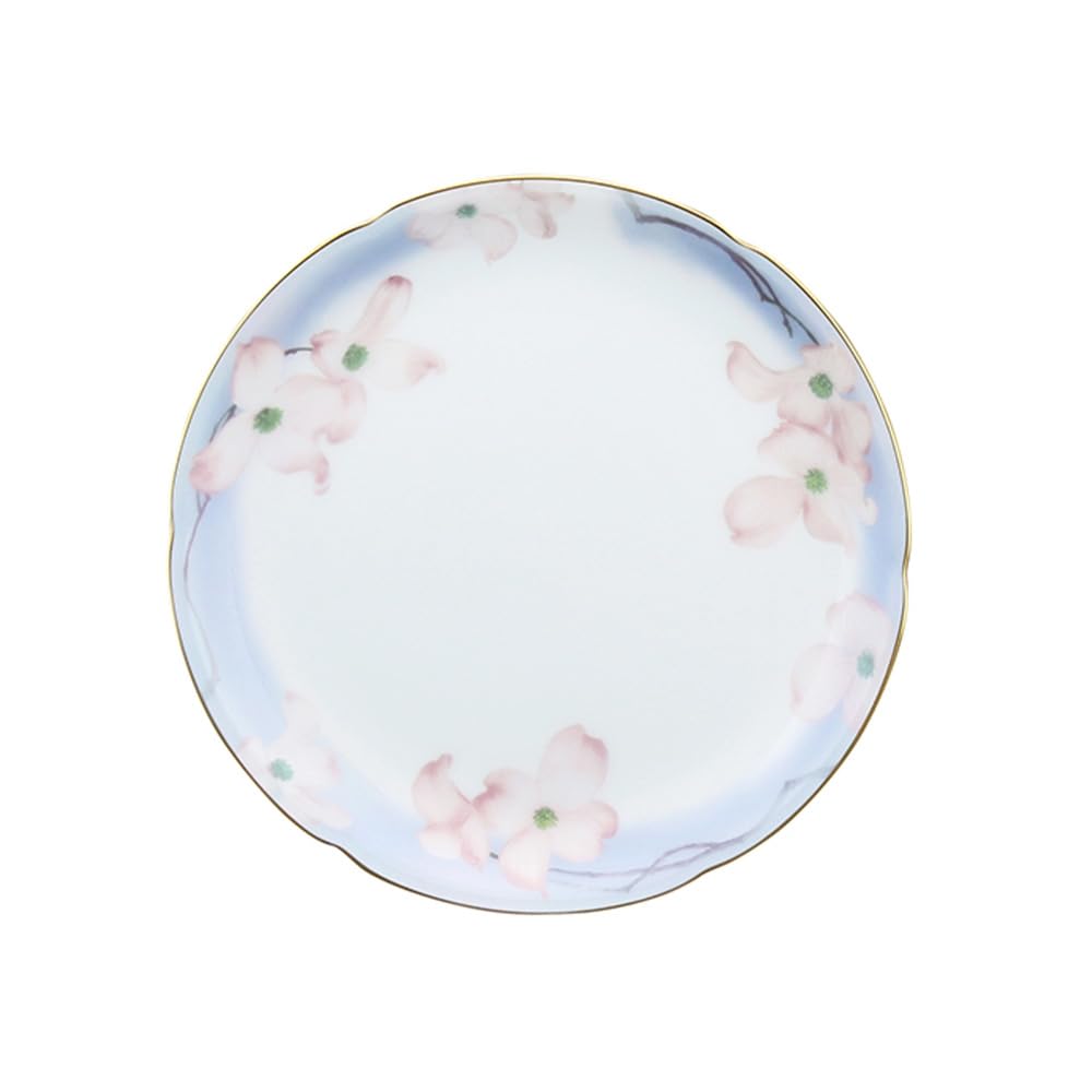 

Фарфор Okura Art, 19см Тарелка для торта Кизил , Премиальный фарфор, Сделано в Японии, Цветочный дизайн Кизил , Идеально в качестве подарка или для празднования, 113H/5321