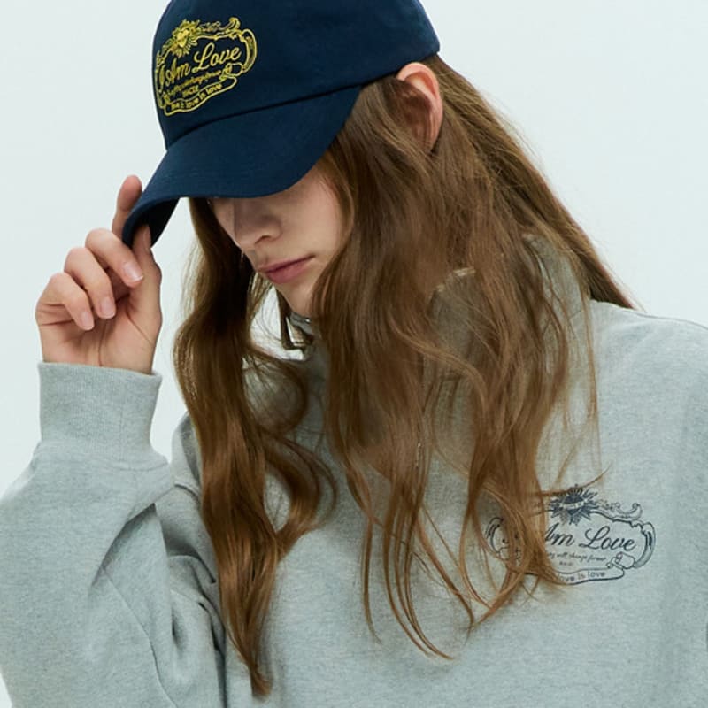 

HACIE LOVE SYMBOL BALL CAP [NAVY] NAVY_FREE