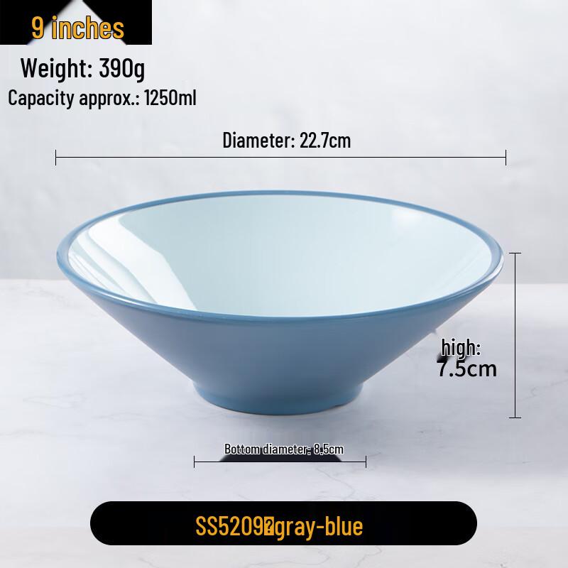 Commercial Melamine Chinese Douli Noodle Bowl