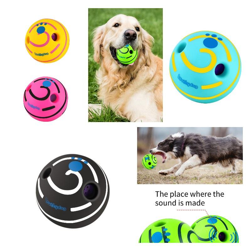 Fun And Durable Squeaky Ball Toy For Dogs 14cm