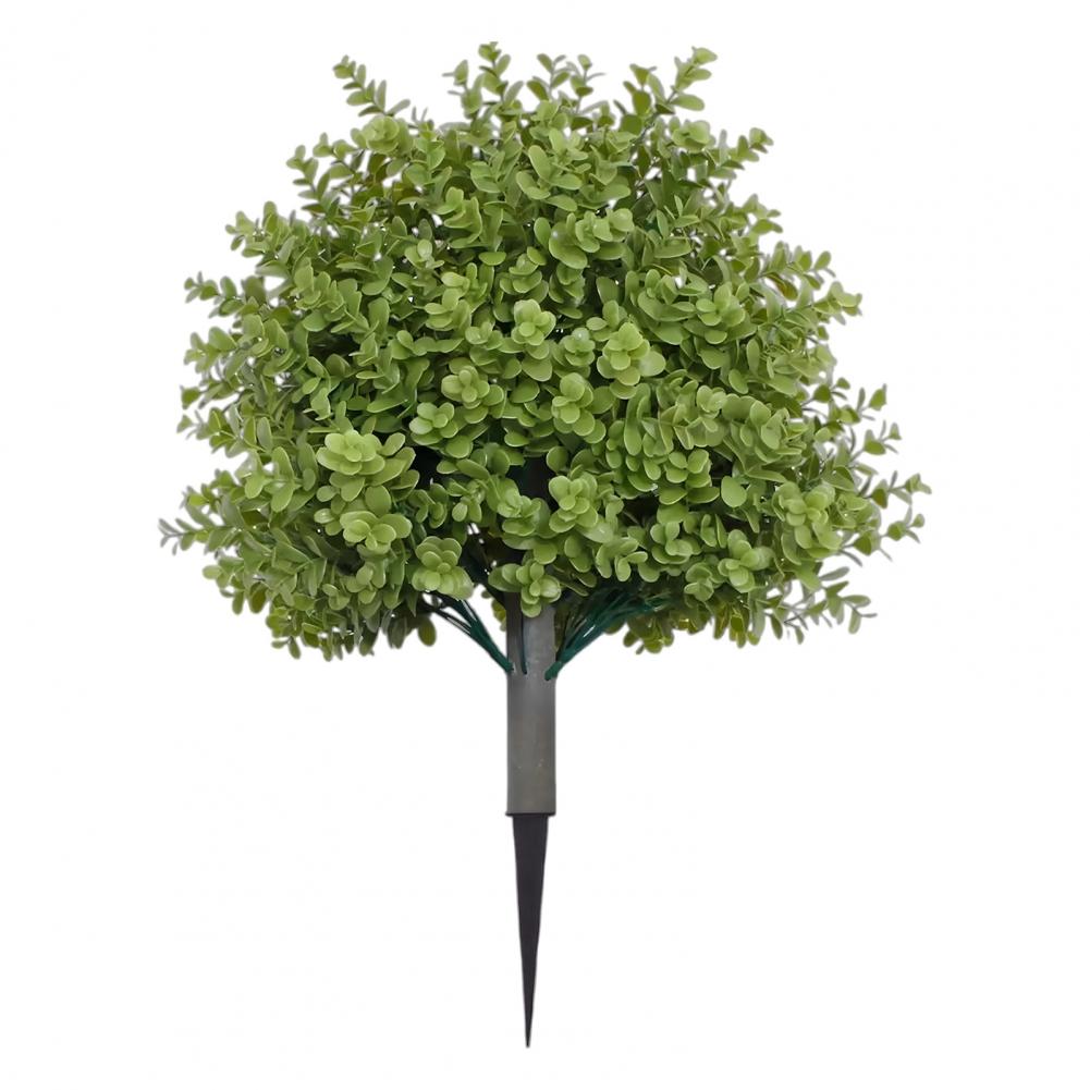 

60cm Artificial Boxwood Topiary Ball Tree With Ground Stake Greenery Shrubs Outdoor Garden Porch Patio Fake Boxwood Plants Bush