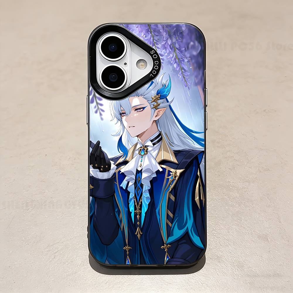 

Game N-Neuvillette Case For IPhone 17 16e 16 15 14 13 12 11 Pro Max X XS Air Plus Back Cover iPhone16pro