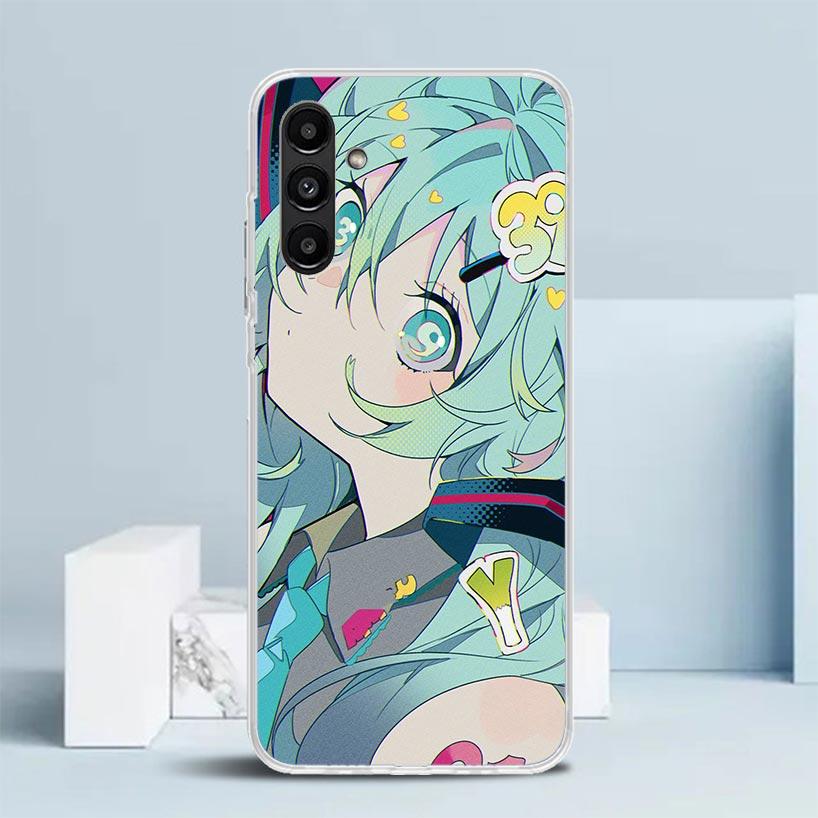 Cute Anime Girl INS Phone Case For Samsung Galaxy A17 A37 A57 A16 A15 A14 A13 A56 A55 A54 A53 A36 A35 A34 A33 A26 A25 A24 A23 Ga