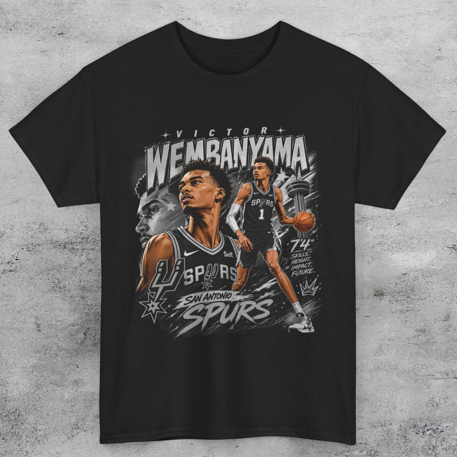 RARE WEMBY Victor Wembanyama SPURS Vintage Style Unisex T Shirt XL