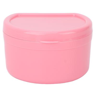 Protable Dental Retainer Box Orthodontic Dental Retainer False Teeth Storage BoxPink