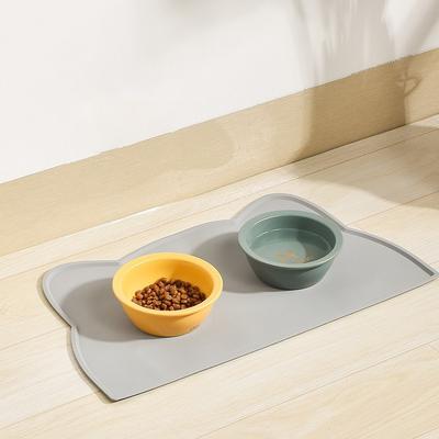 Food Grade Silicone Cat Mat Anti-dirty Easy To Clean Cats And Dog Bowl Mats Waterproof And Leak-proof Anti-slip Pad Pet Product