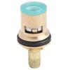 Cartuș Ceramic pentru Robinet cu 20 Dinți, Disc, Valve cu Sfert de Tură, Cartușe pentru Robinet cu Filet BSP 1/2", O-ring de Cauciuc în Partea de Jos