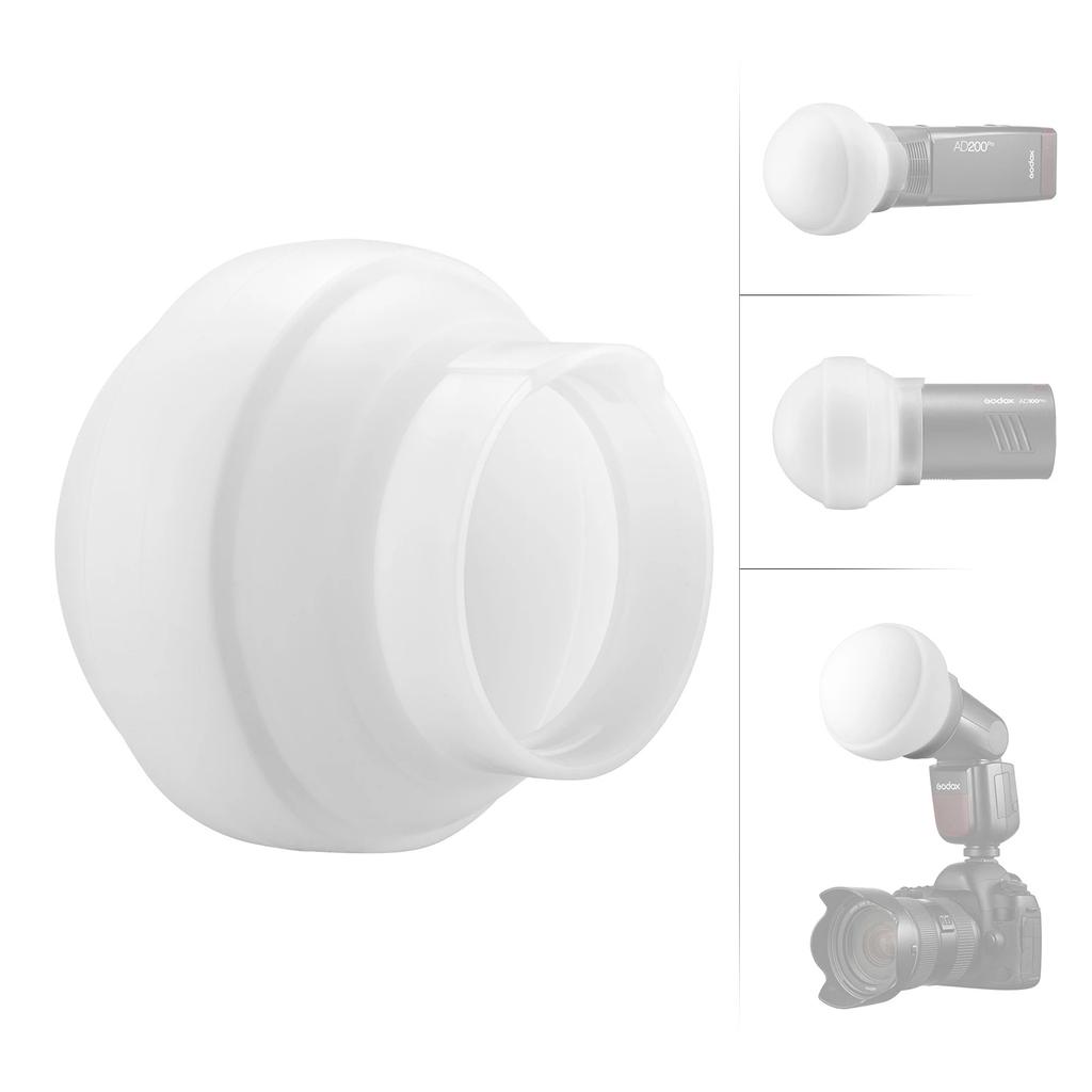 Diffusion Dome Flash Diffuser Modifier for V1 Series Flashes AD100PRO AD200PRO Excellent Light Softening Effects