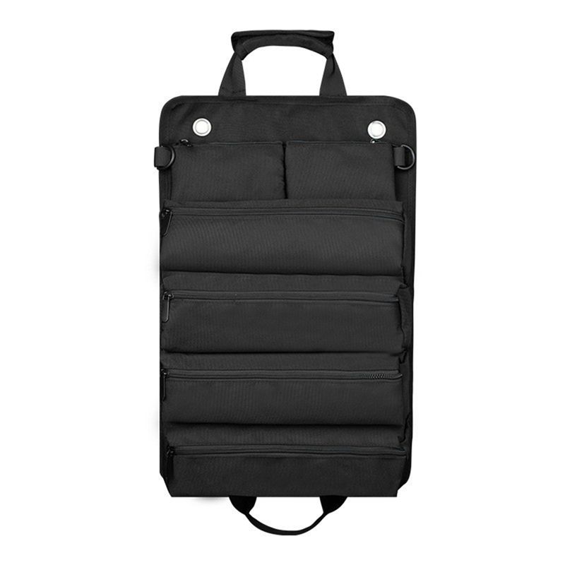 

AEE2-Multifunctional Portable Oxford Cloth Household Car Tool Storage Roll Bag Hardware Kit Electrician Toolbag чёрный