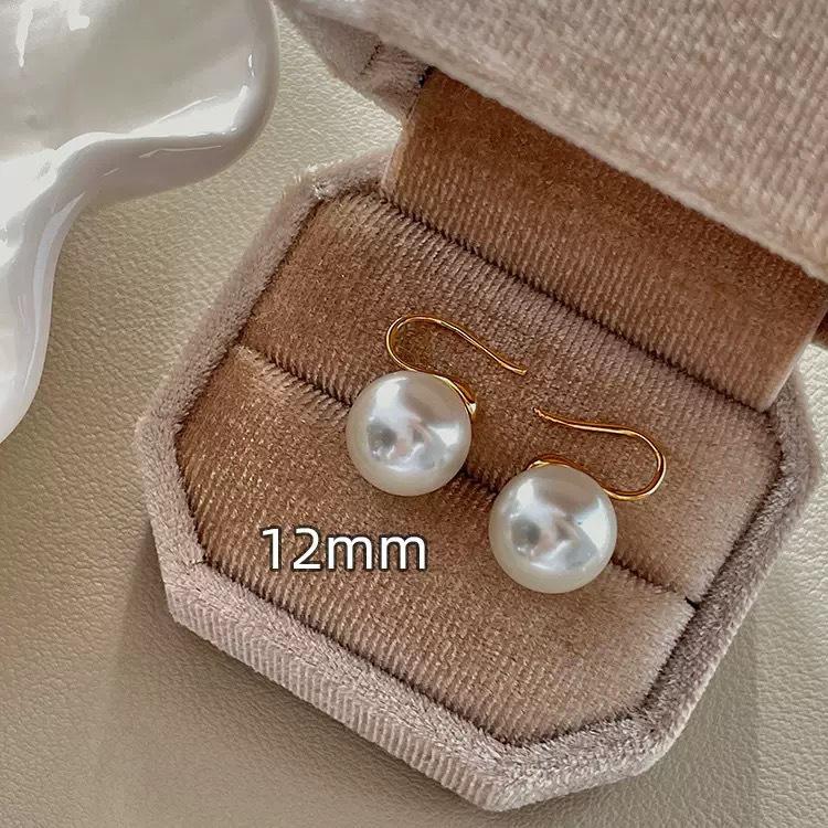Trendy Retro French Cotton Pearl Earrings - Autumn/Winter 2026