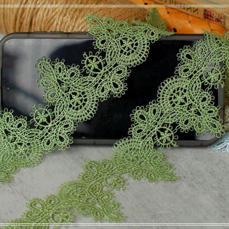 1PC DIY Curtains Flexible Skirts Soft Hair Accessories Trim Material Gift Packaging Delicate Tablecloths Lace Decorative 5.5CMx1M