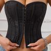 Hot-selling Waist Belt, Women's Chest Support, Waist Seal, Body Sculpting Black Fish Bone Body Sculpting Top