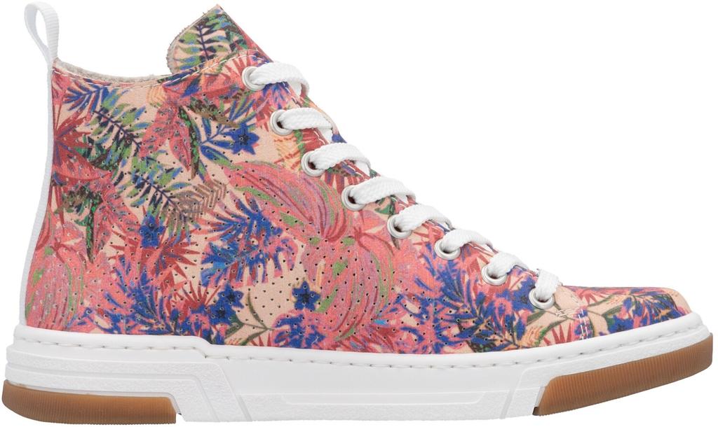 Кроссовки Rieker High-Top Sneaker (N3945) pink multi