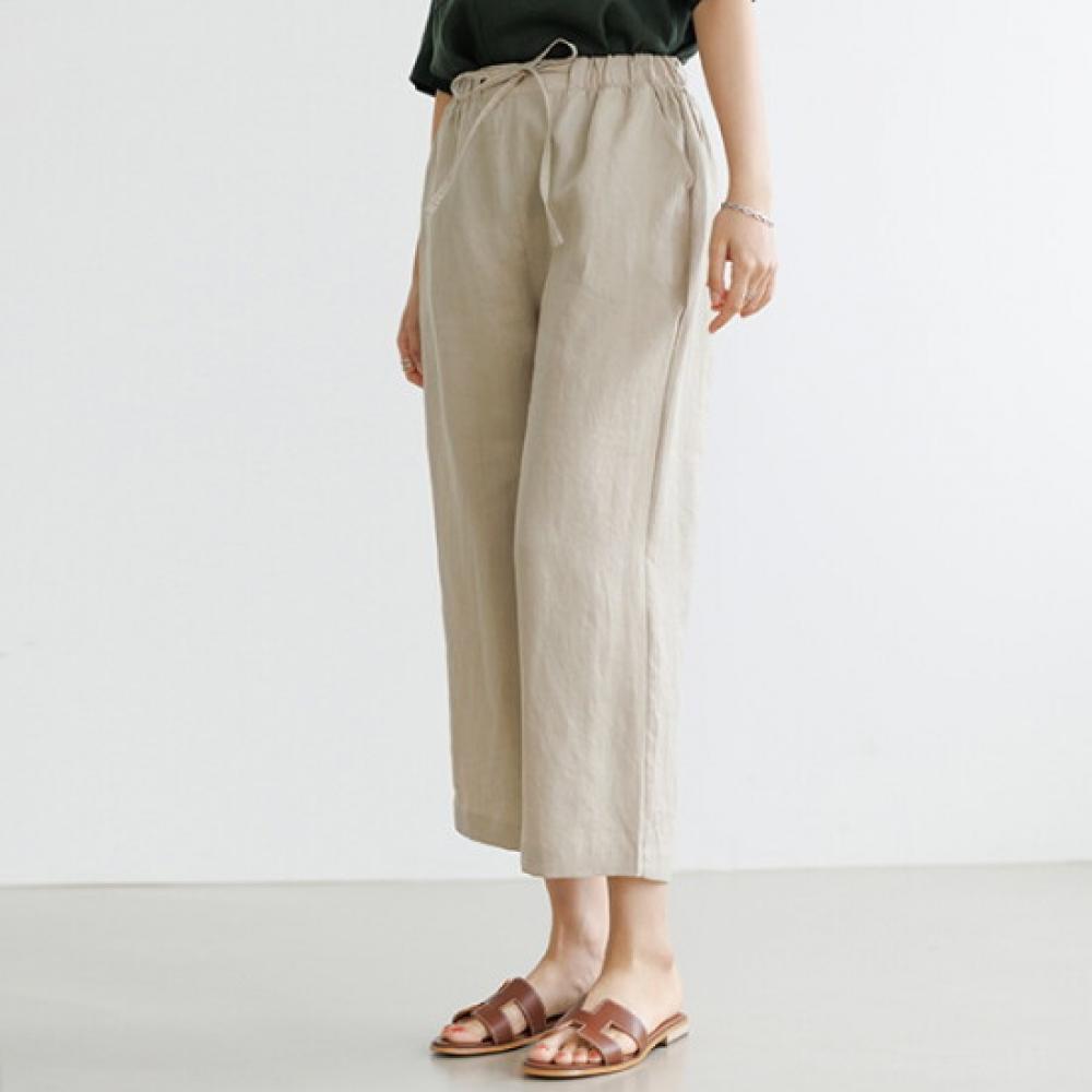 Dedra Pants Mako String Linen Pants Ptd3150