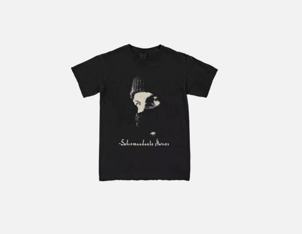 

New Rare Subcomandante Marcos Portrait, Revolucion EZLN Comandante Marcos Emilia Unisex T-Shirt S